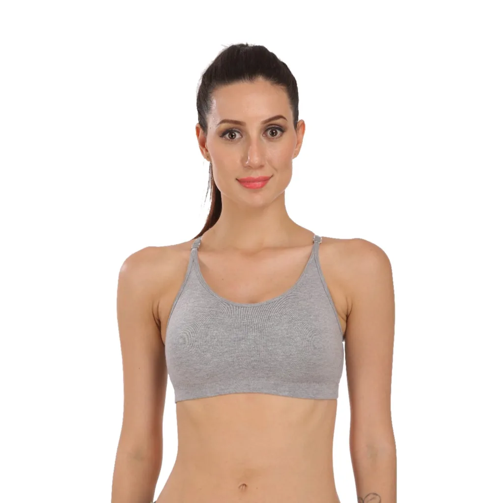 sports bra, yoga bra for women, grey sports bra