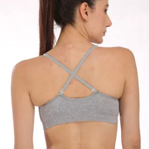 Damro Deep Neck Cotton Padded Bra - Clothonics