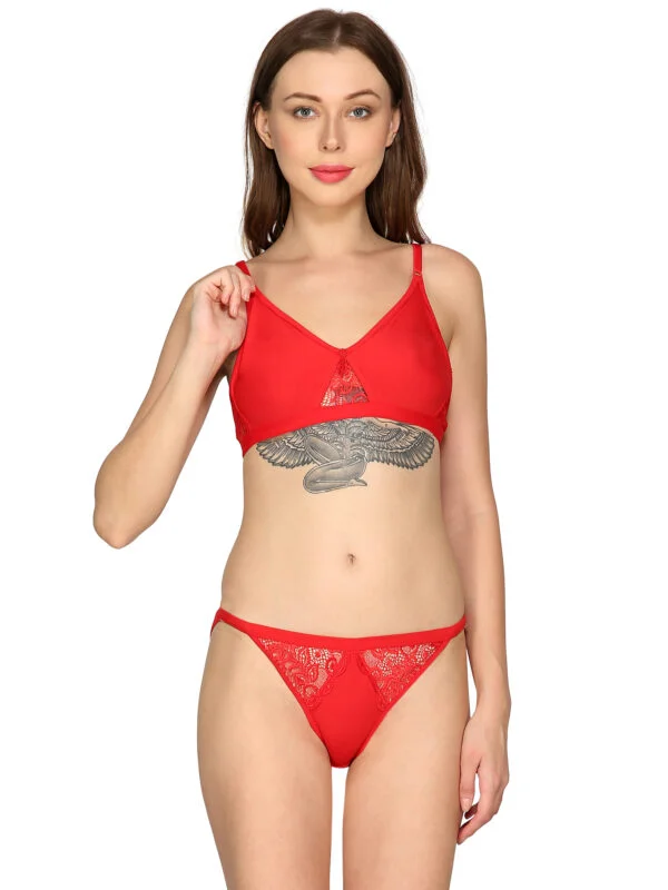 Damro Women's Lingerie Set - Red - Image 3