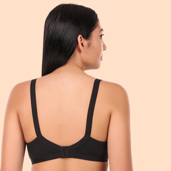 Full Coverage bra black back Clothonics