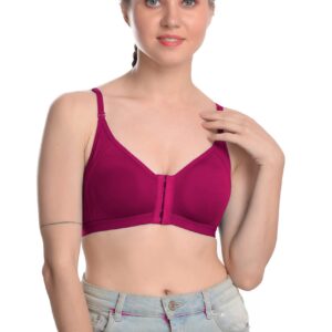 women front open bra clothonics pink