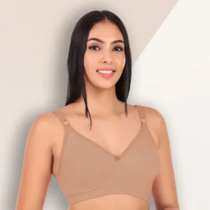 Buy Inner Beauty Clothonics Seamless Non Padded Non Wired Double Layerd T-Shirt  Bra Pack of 3 Multi 1 at