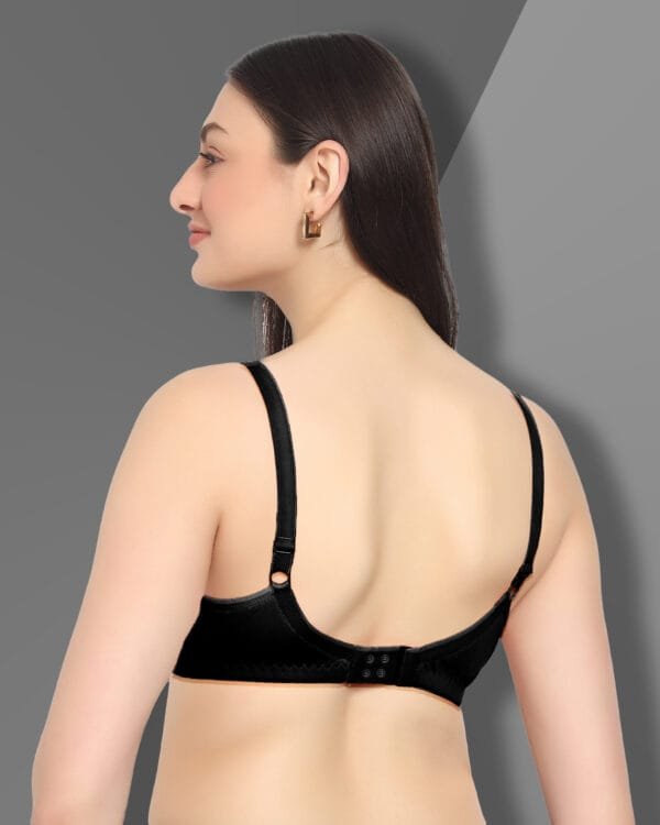 Seamless Side Support Bra black bra