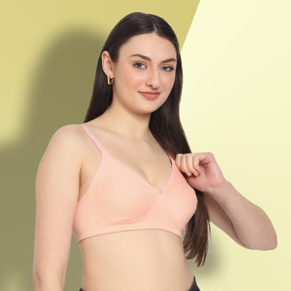 Seamless Side Support Bra peach bra