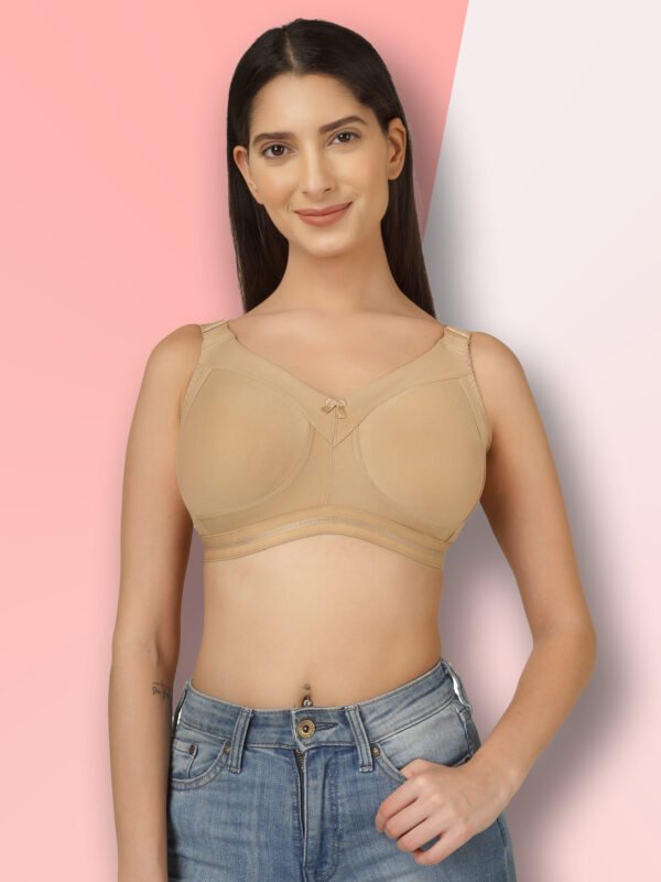 full coverage seamless t-shirt bra for women