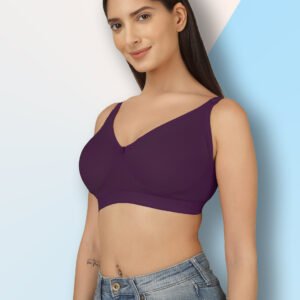 Full Coverage T-Shirt Bra for women beige color