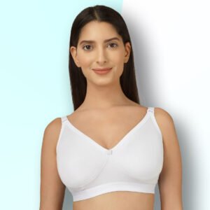 full coverage bra white